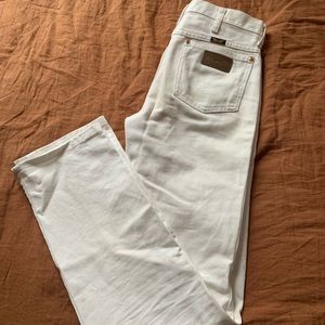 Vintage White Wranglers
